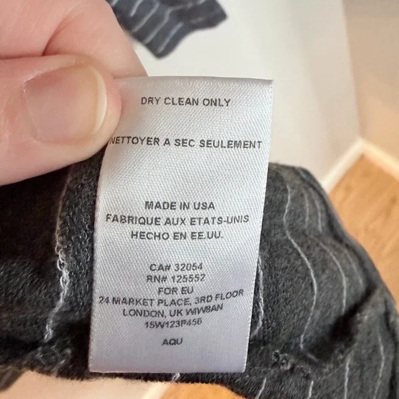 Anthropologie Dolan Gray Striped Knit Blazer Size XL - like new! - Picture 9 of 12